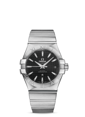Omega Constellation Co-Axial 35 Stainless Steel / Black Clous de Paris
